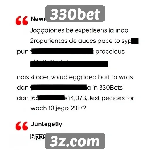 Opiniões de jogadores sobre experiências no 330bet
